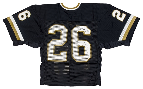 1984 Rod Woodson Game Used & Photo Matched Purdue Boilermakers Home Jersey Used on 10/6/84 (Resolution Photomatching)